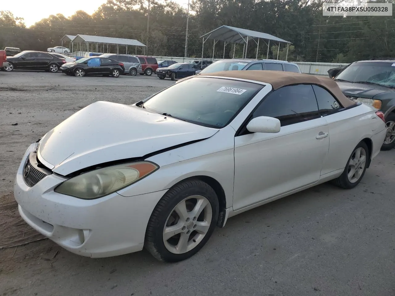 2005 Toyota Camry Solara Se VIN: 4T1FA38PX5U050328 Lot: 76961984