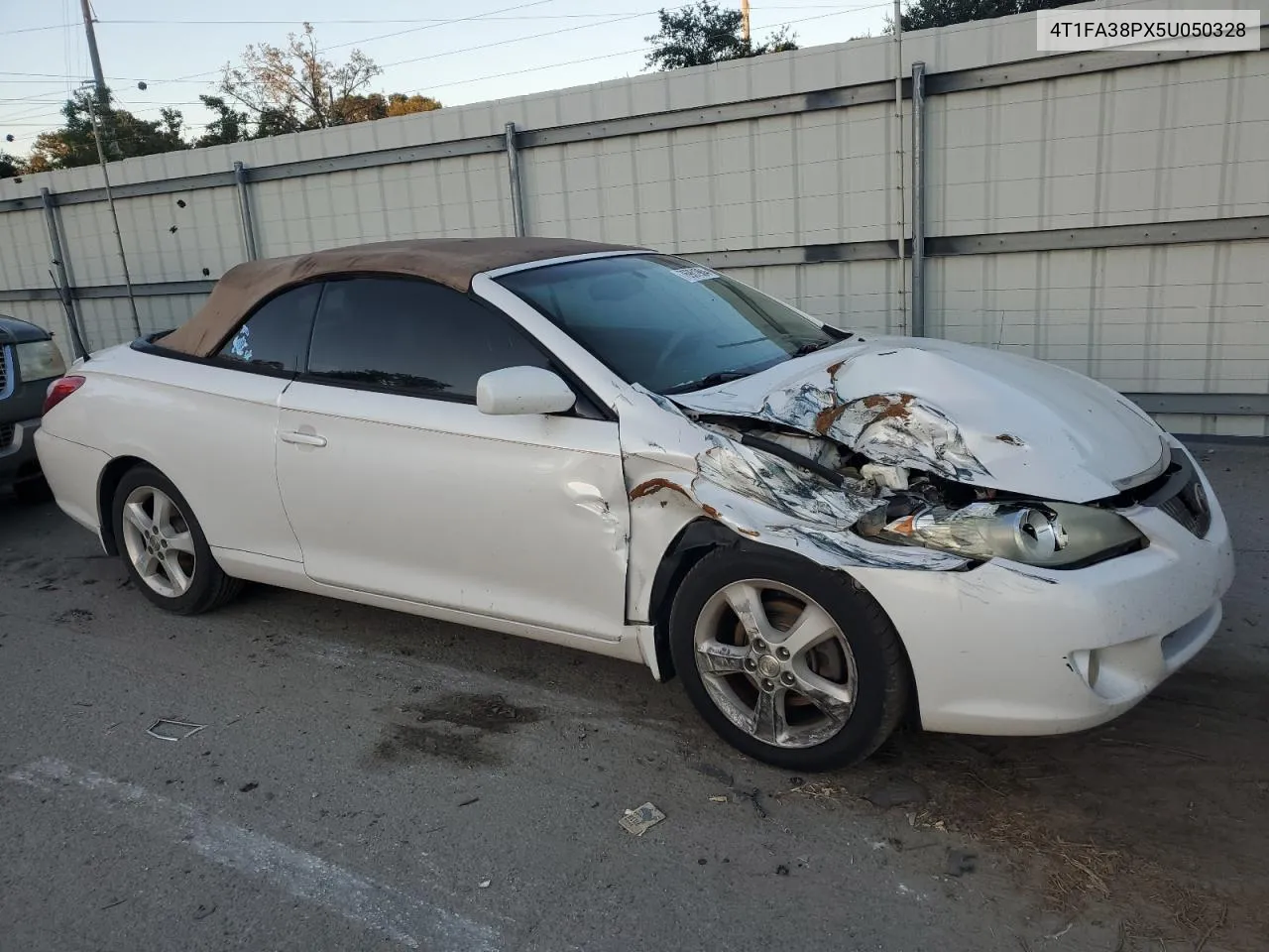 2005 Toyota Camry Solara Se VIN: 4T1FA38PX5U050328 Lot: 76961984