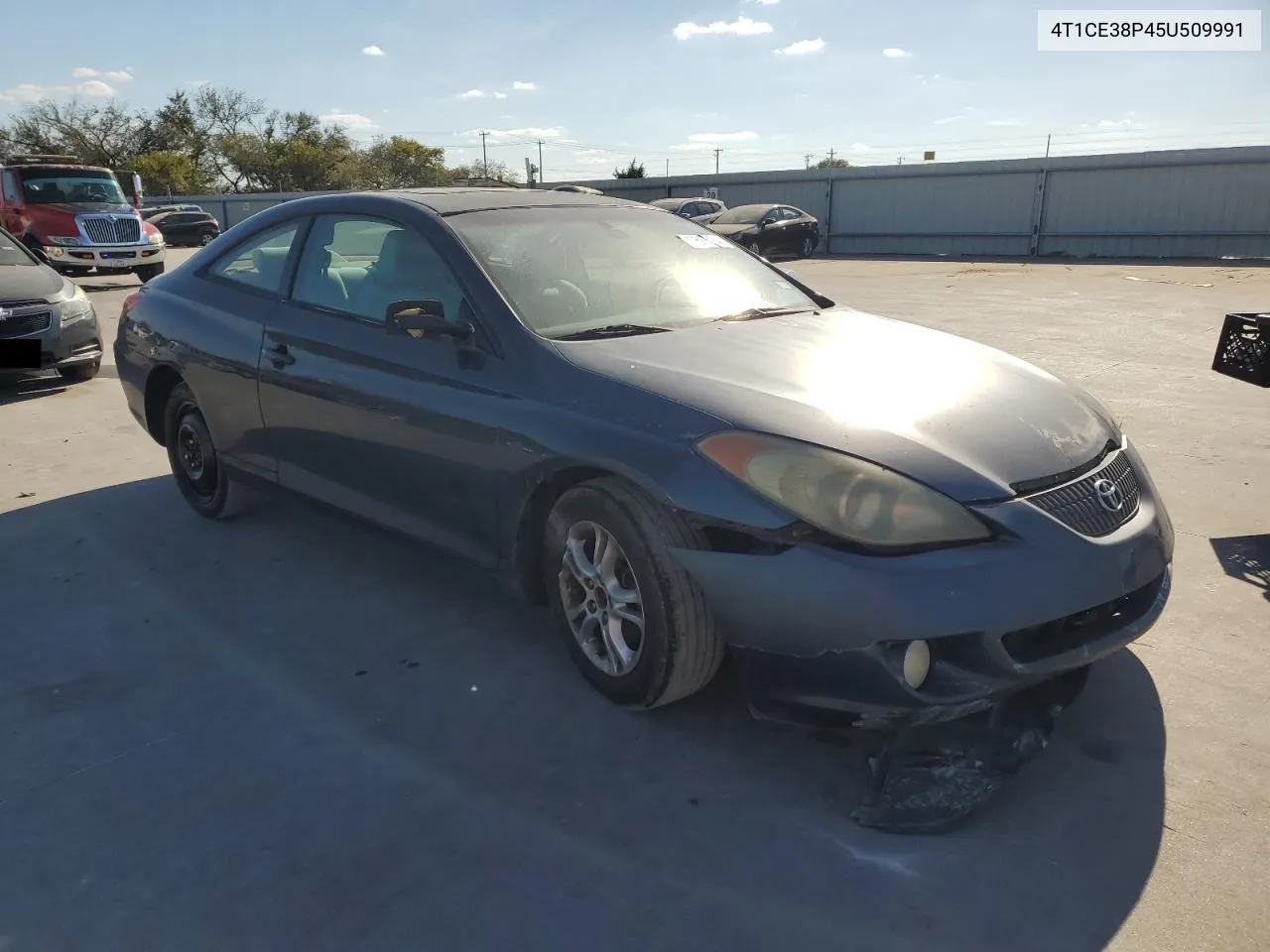 2005 Toyota Camry Solara Se VIN: 4T1CE38P45U509991 Lot: 77627424