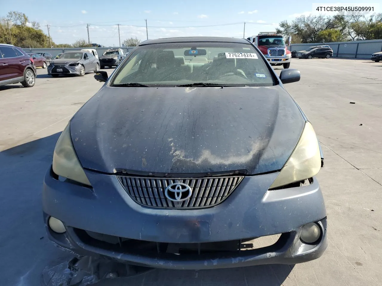 2005 Toyota Camry Solara Se VIN: 4T1CE38P45U509991 Lot: 77627424