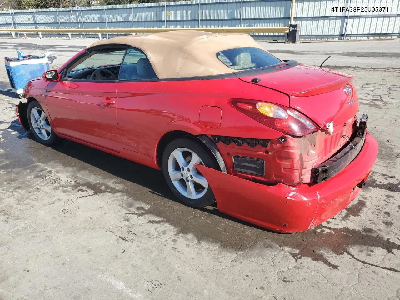 2005 Toyota Camry Solara Se VIN: 4T1FA38P25U053711 Lot: 77702444