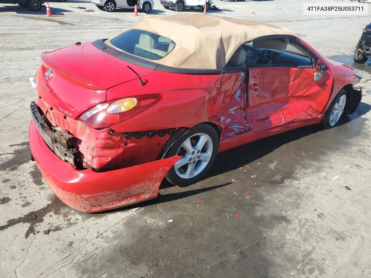 2005 Toyota Camry Solara Se VIN: 4T1FA38P25U053711 Lot: 77702444