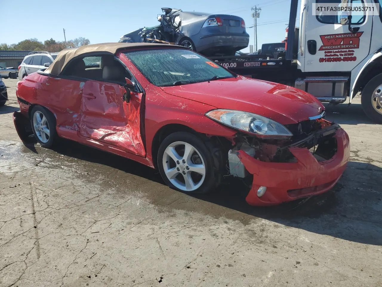 2005 Toyota Camry Solara Se VIN: 4T1FA38P25U053711 Lot: 77702444