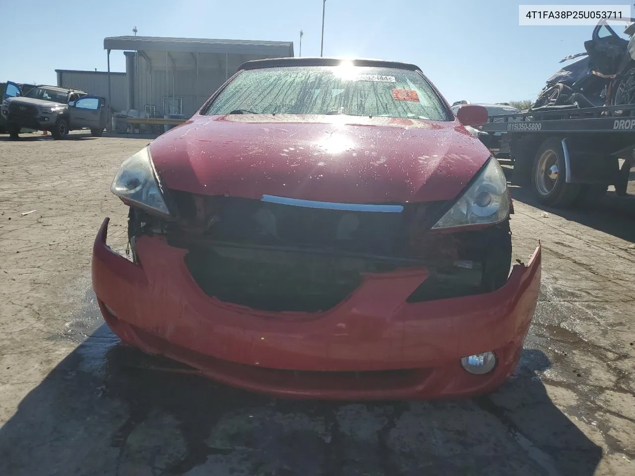 2005 Toyota Camry Solara Se VIN: 4T1FA38P25U053711 Lot: 77702444