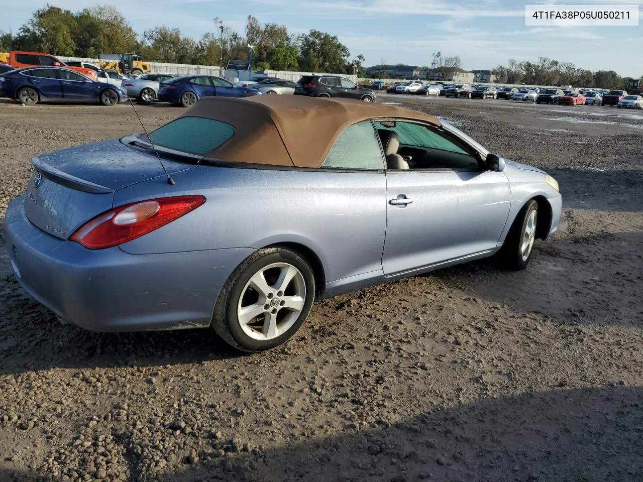 2005 Toyota Camry Solara Se VIN: 4T1FA38P05U050211 Lot: 79432864