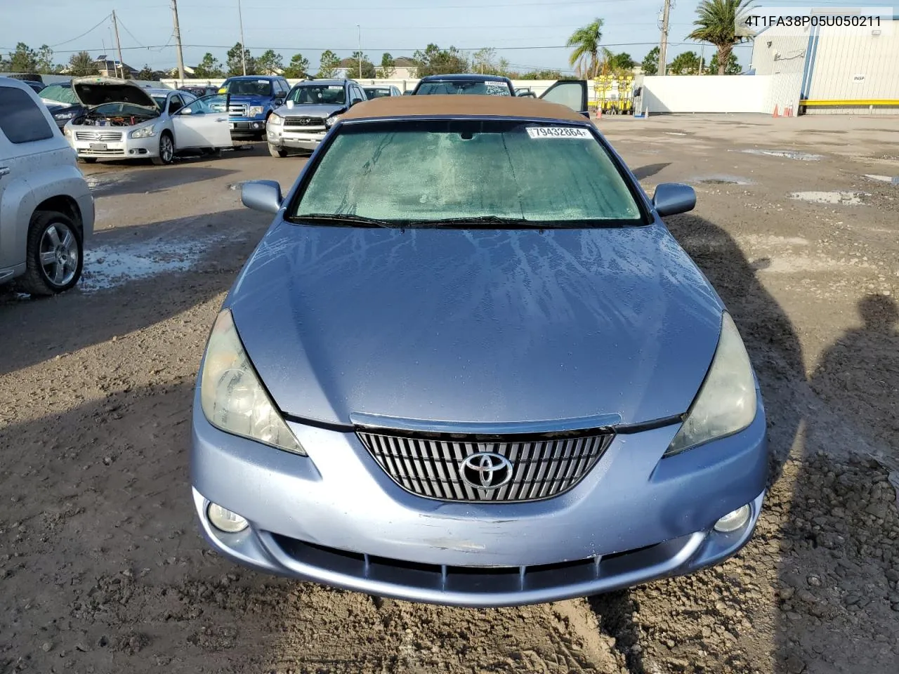 2005 Toyota Camry Solara Se VIN: 4T1FA38P05U050211 Lot: 79432864