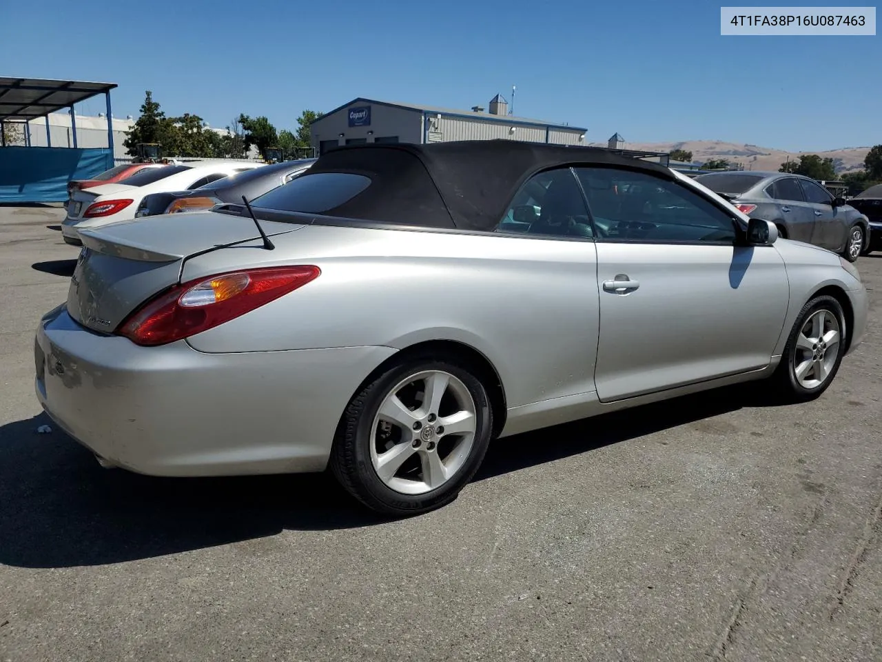 2006 Toyota Camry Solara Se VIN: 4T1FA38P16U087463 Lot: 64424744