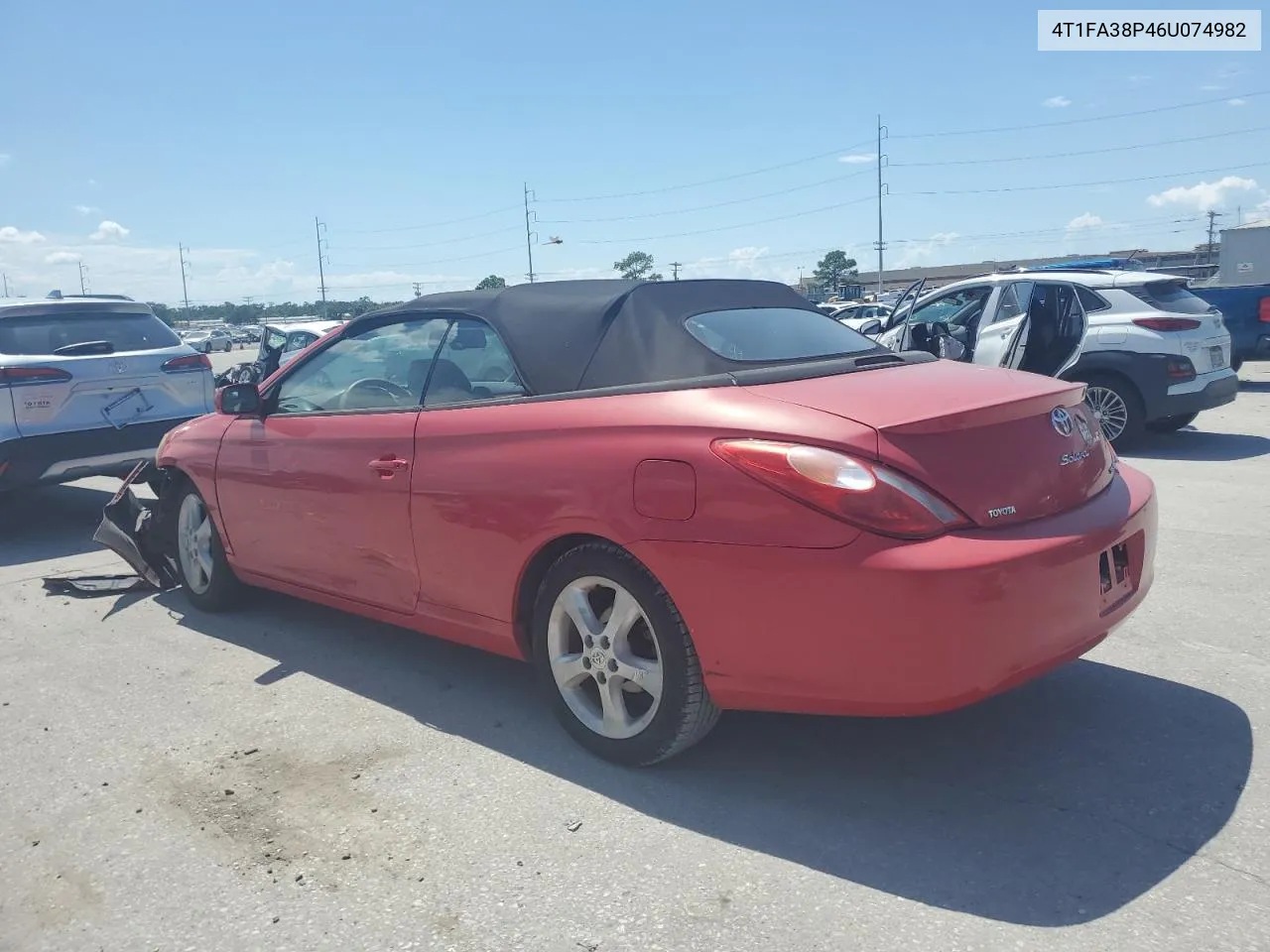 2006 Toyota Camry Solara Se VIN: 4T1FA38P46U074982 Lot: 66029894