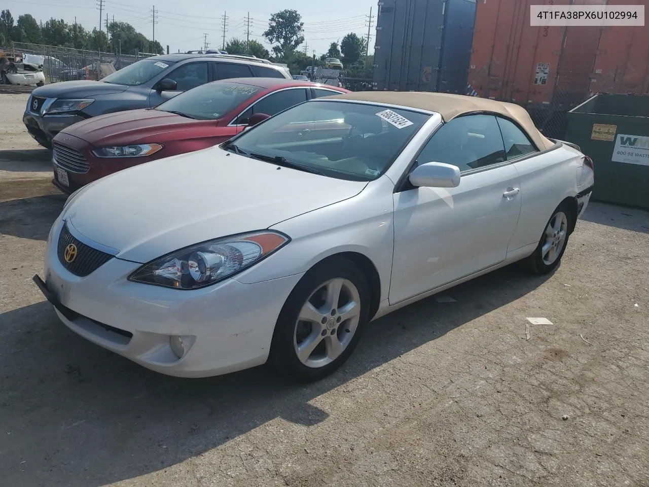 2006 Toyota Camry Solara Se VIN: 4T1FA38PX6U102994 Lot: 69631524