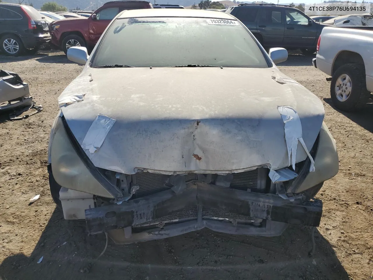 4T1CE38P76U694135 2006 Toyota Camry Solara Se