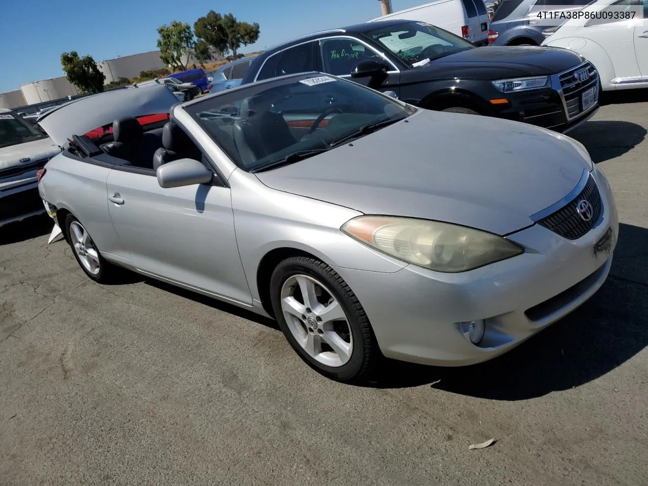 4T1FA38P86U093387 2006 Toyota Camry Solara Se