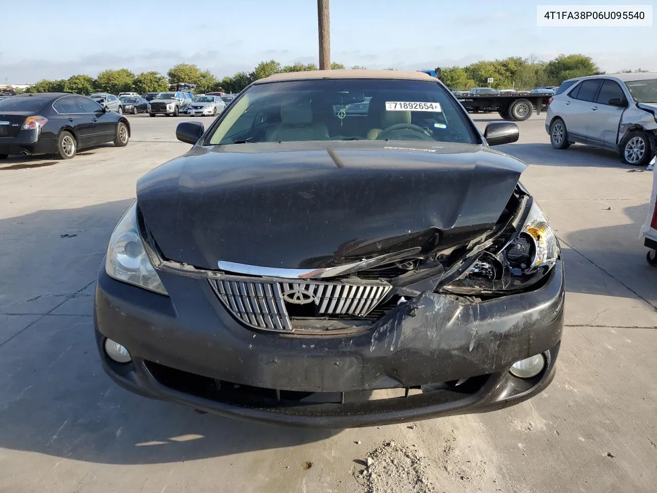 2006 Toyota Camry Solara Se VIN: 4T1FA38P06U095540 Lot: 71892654