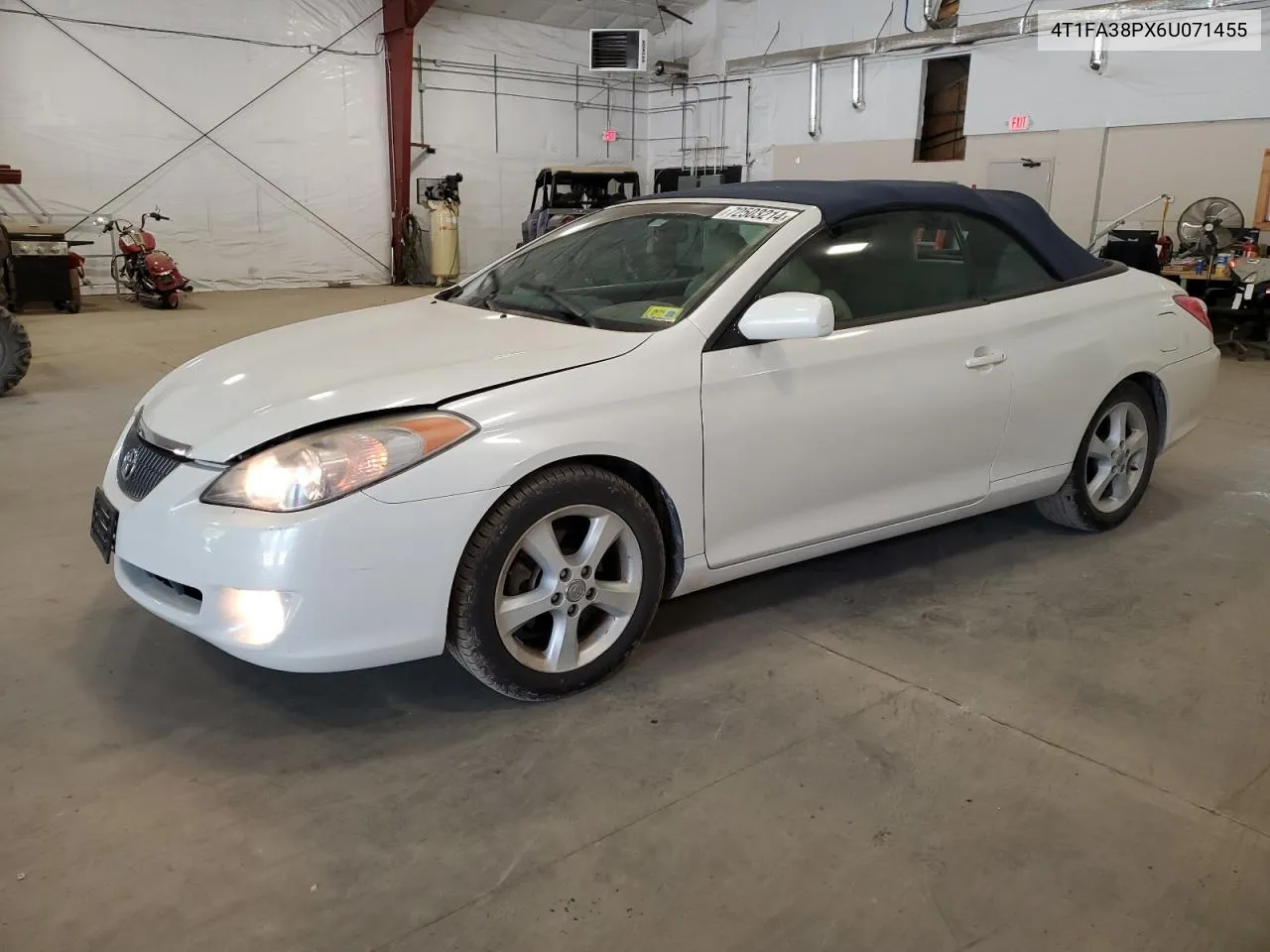 2006 Toyota Camry Solara Se VIN: 4T1FA38PX6U071455 Lot: 72503214