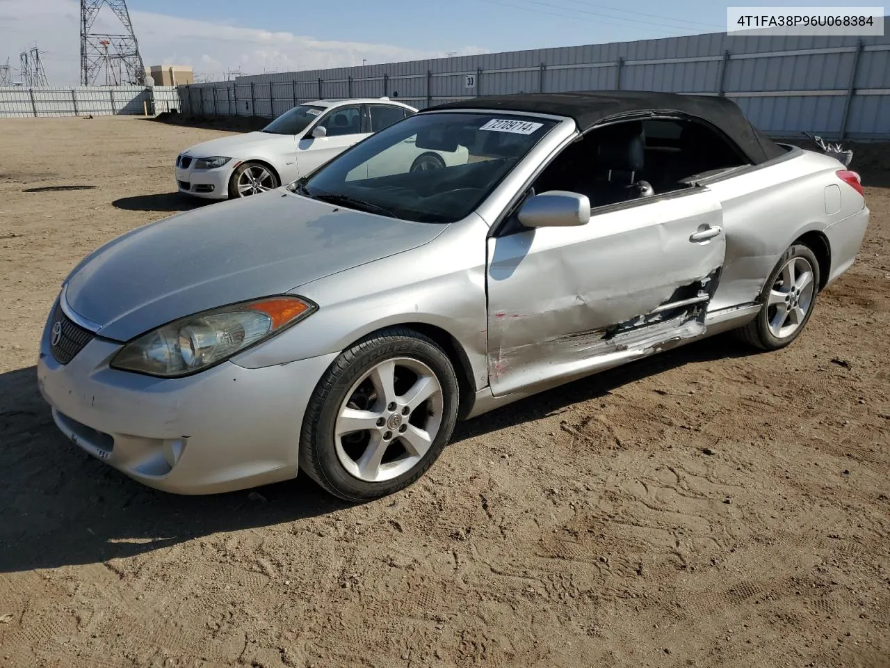 2006 Toyota Camry Solara Se VIN: 4T1FA38P96U068384 Lot: 72709714