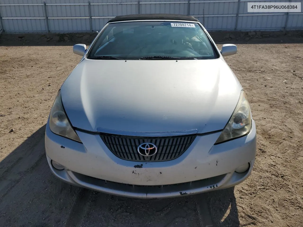 2006 Toyota Camry Solara Se VIN: 4T1FA38P96U068384 Lot: 72709714