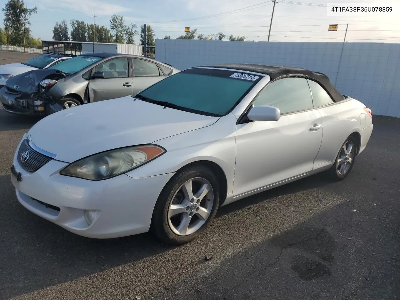 2006 Toyota Camry Solara Se VIN: 4T1FA38P36U078859 Lot: 73306714