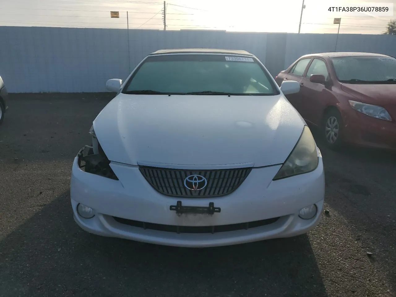 2006 Toyota Camry Solara Se VIN: 4T1FA38P36U078859 Lot: 73306714