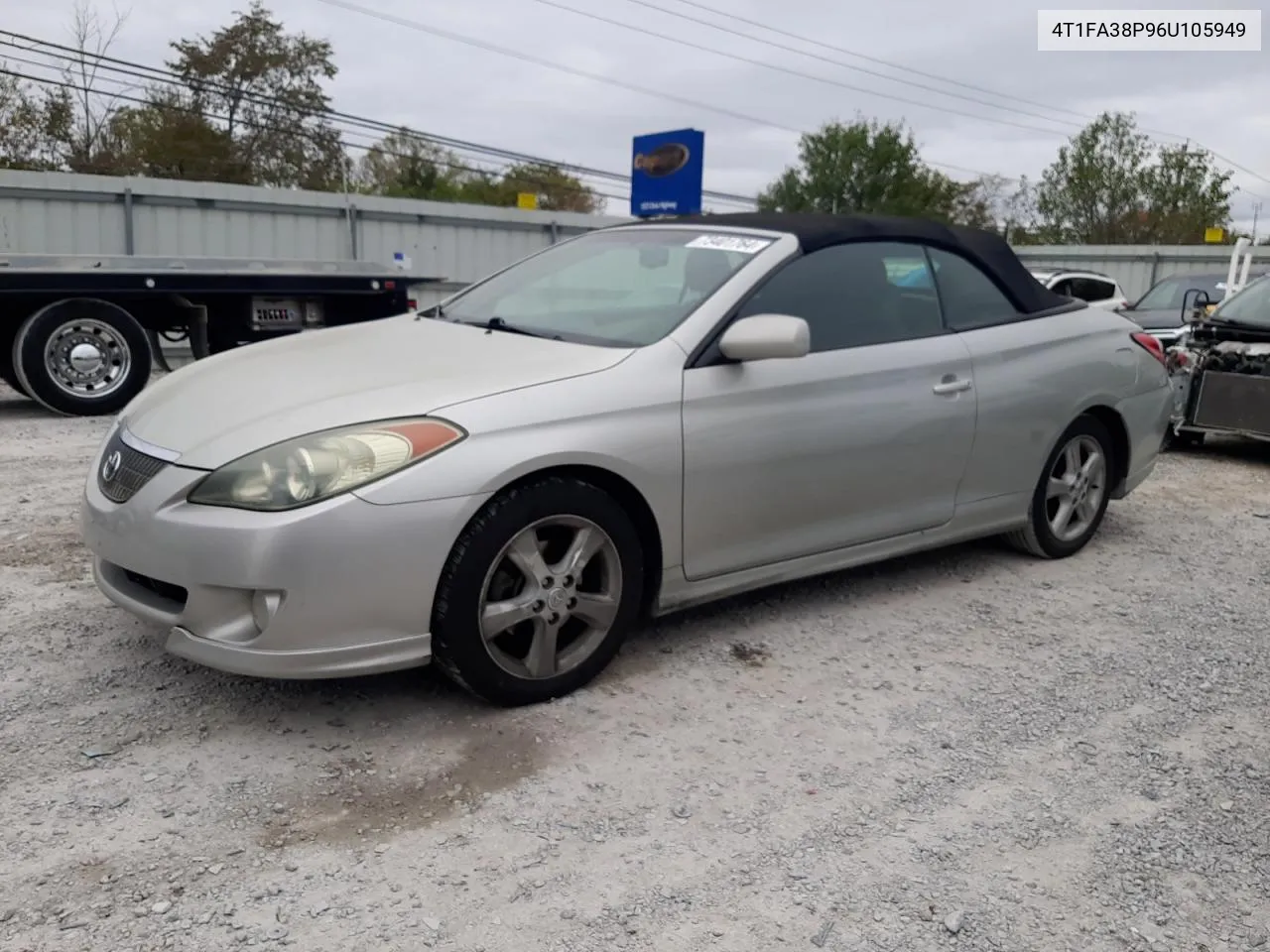 2006 Toyota Camry Solara Se VIN: 4T1FA38P96U105949 Lot: 73401764