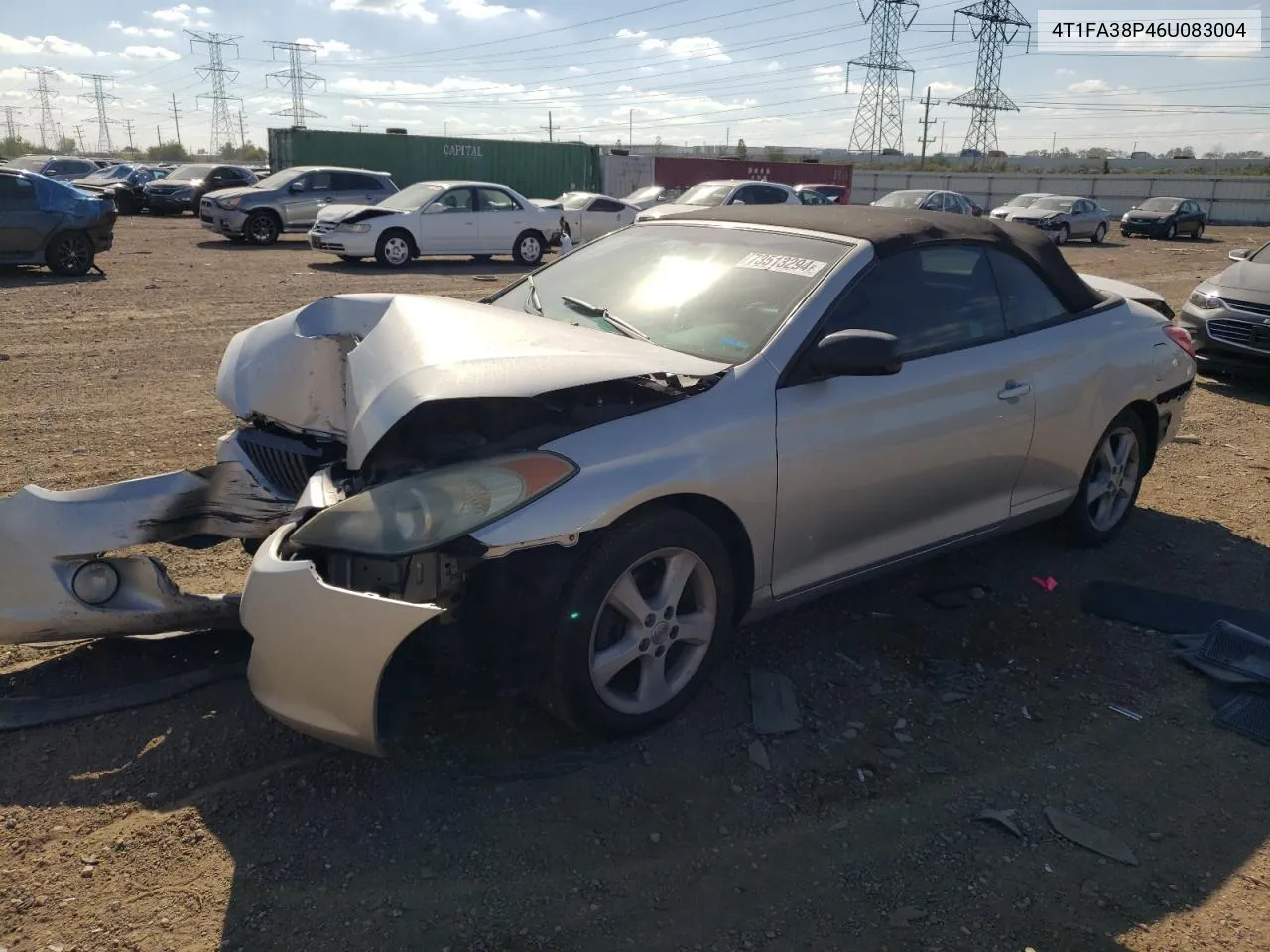 4T1FA38P46U083004 2006 Toyota Camry Solara Se