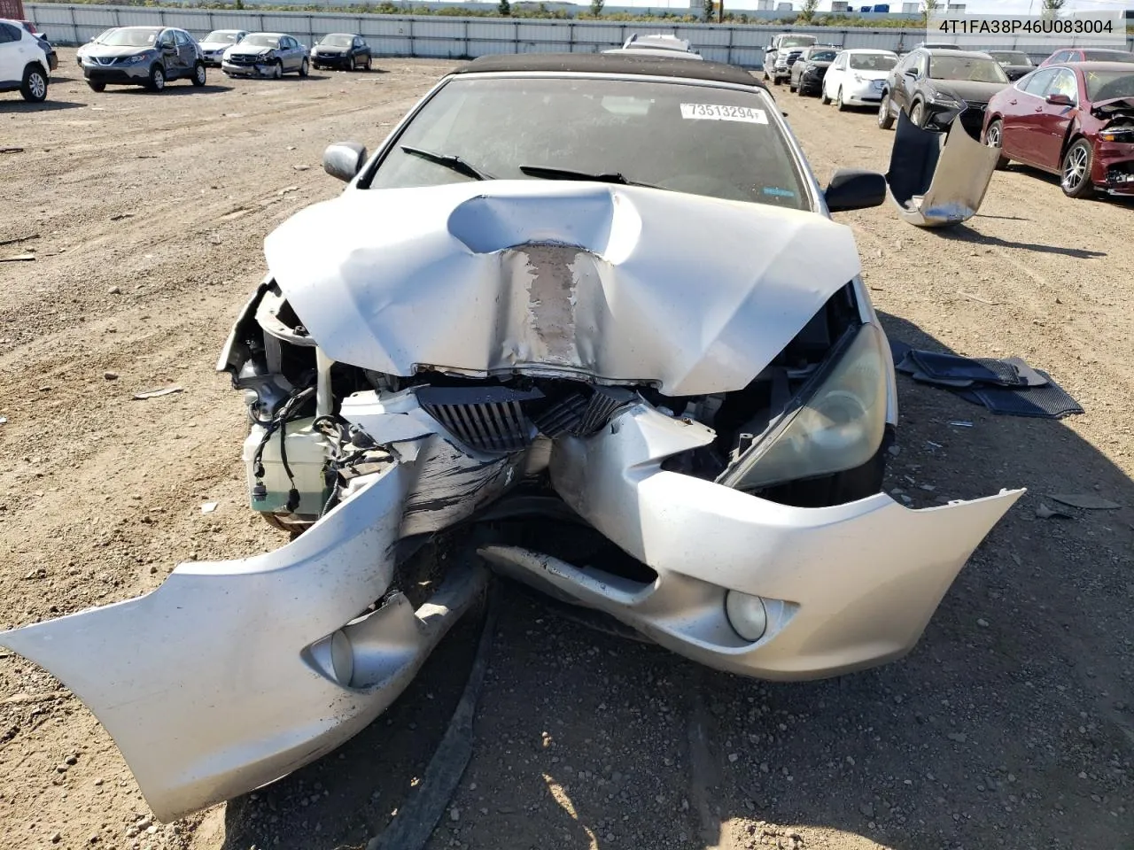 2006 Toyota Camry Solara Se VIN: 4T1FA38P46U083004 Lot: 73513294