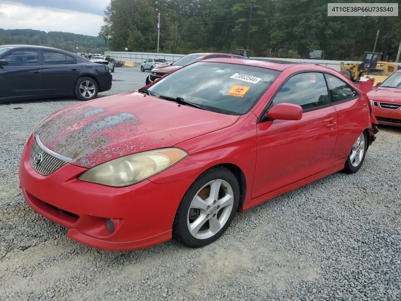 2006 Toyota Camry Solara Se VIN: 4T1CE38P66U735340 Lot: 73883544