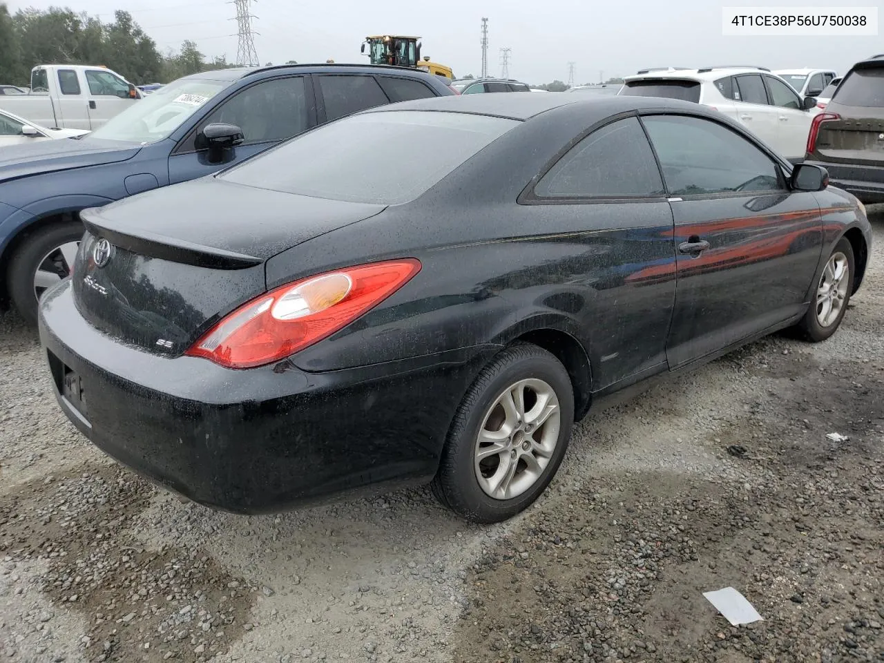 2006 Toyota Camry Solara Se VIN: 4T1CE38P56U750038 Lot: 74008054