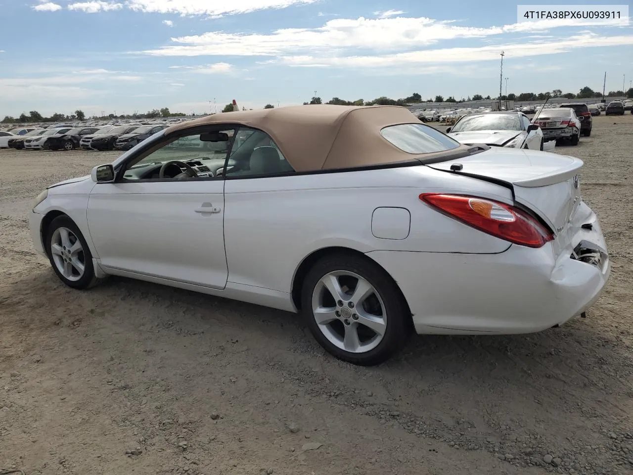 2006 Toyota Camry Solara Se VIN: 4T1FA38PX6U093911 Lot: 74100284