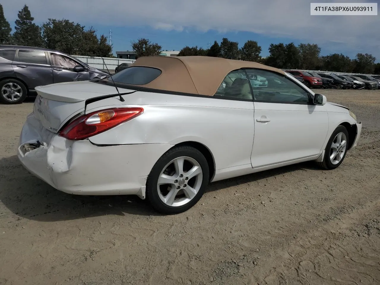 2006 Toyota Camry Solara Se VIN: 4T1FA38PX6U093911 Lot: 74100284