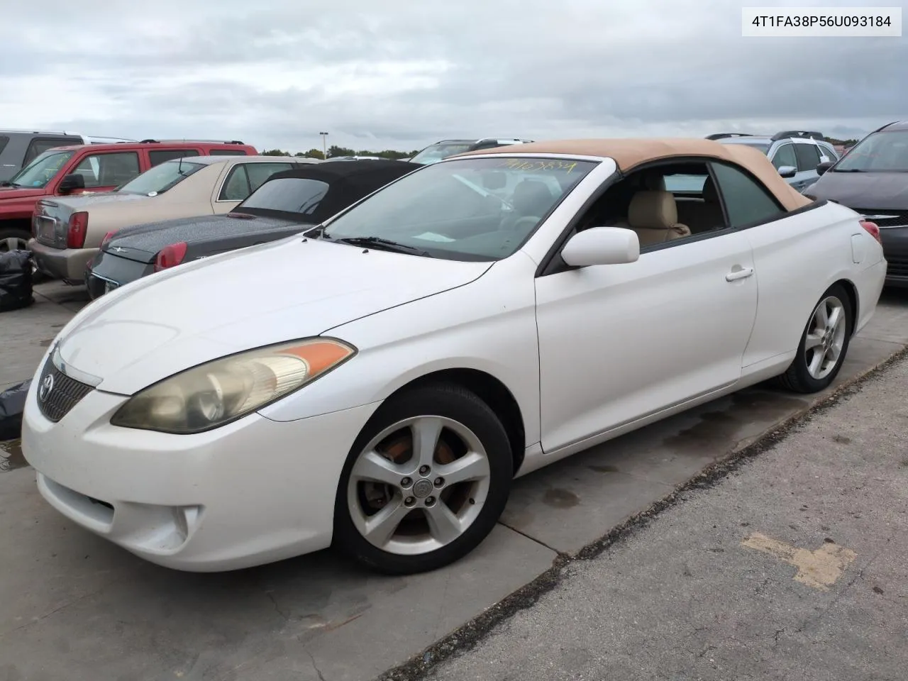 2006 Toyota Camry Solara Se VIN: 4T1FA38P56U093184 Lot: 74103834