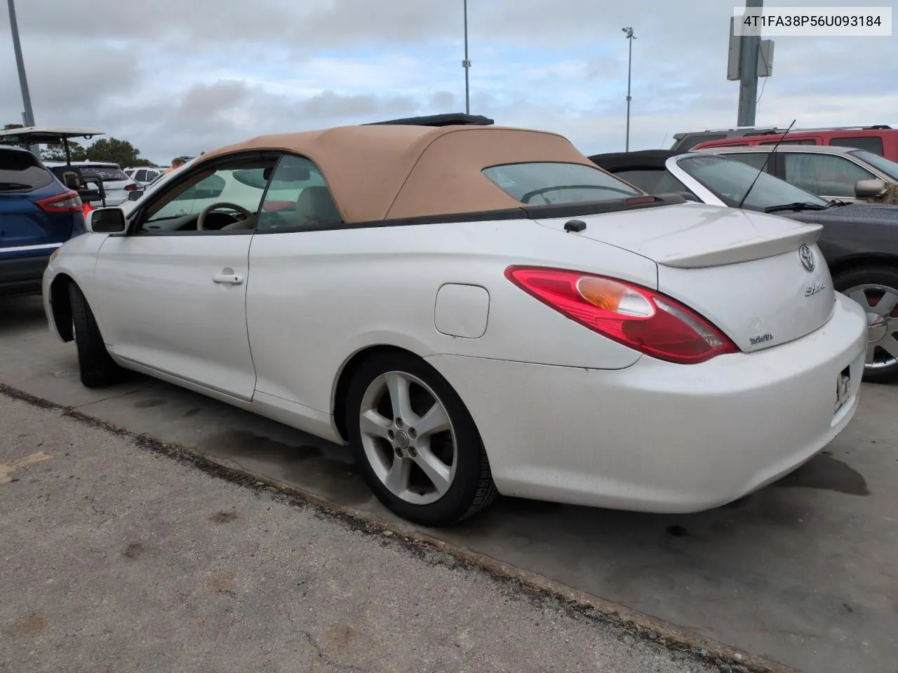 2006 Toyota Camry Solara Se VIN: 4T1FA38P56U093184 Lot: 74103834