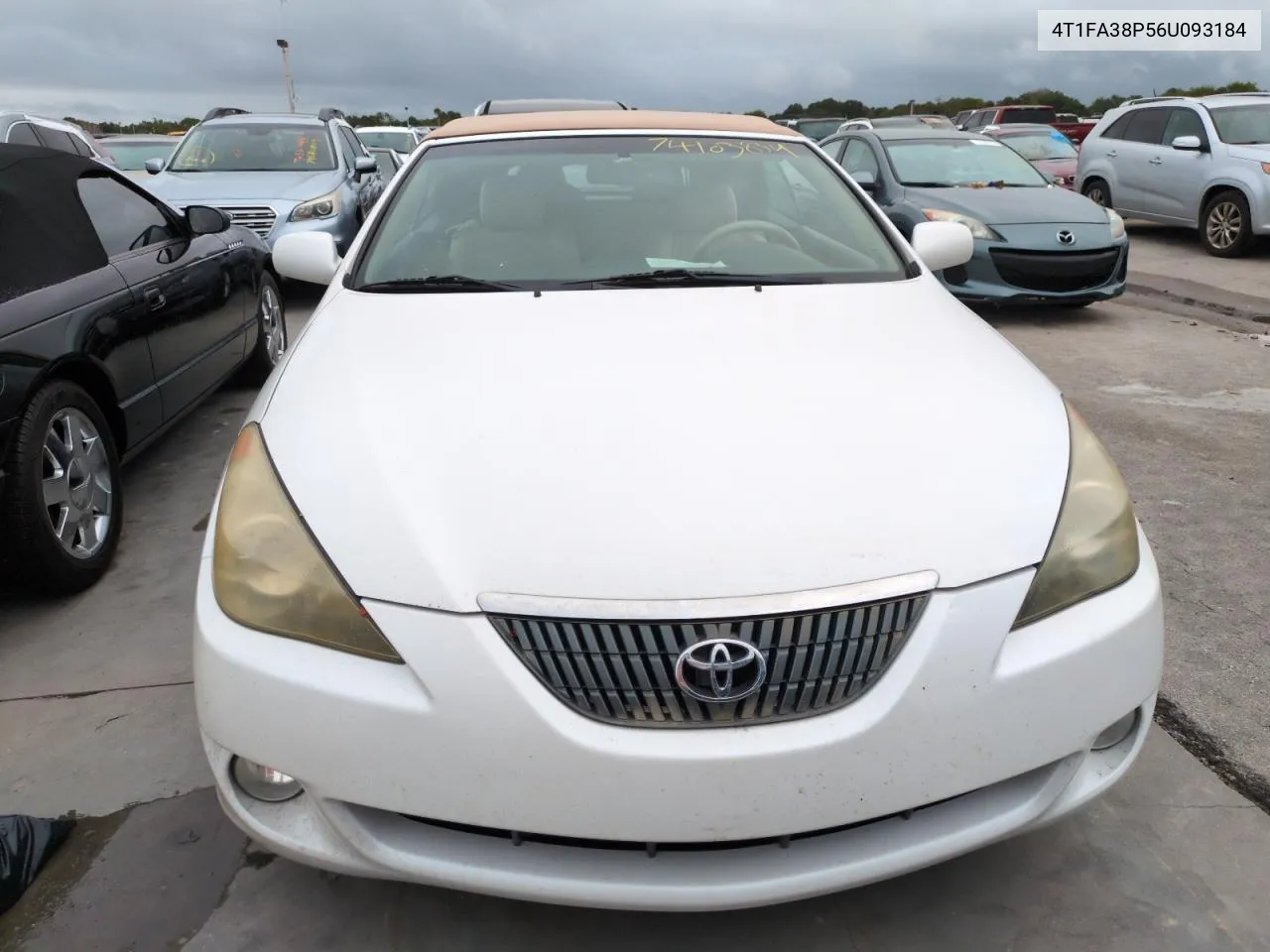 2006 Toyota Camry Solara Se VIN: 4T1FA38P56U093184 Lot: 74103834