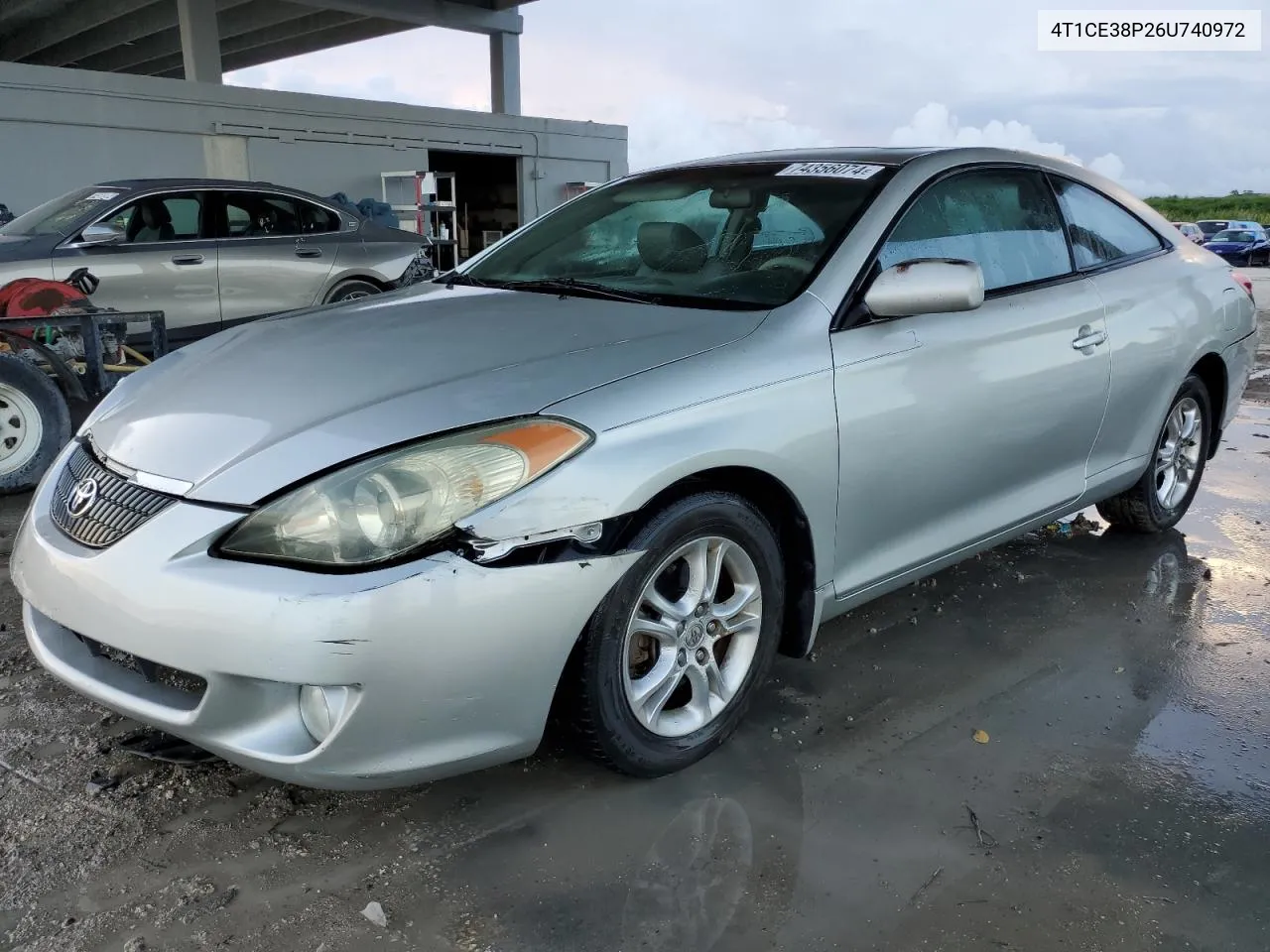 2006 Toyota Camry Solara Se VIN: 4T1CE38P26U740972 Lot: 74356074