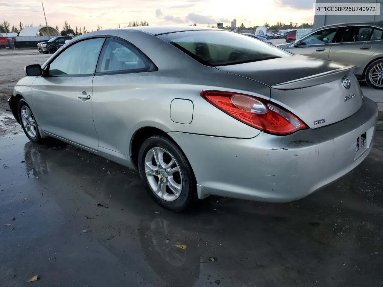 2006 Toyota Camry Solara Se VIN: 4T1CE38P26U740972 Lot: 74356074