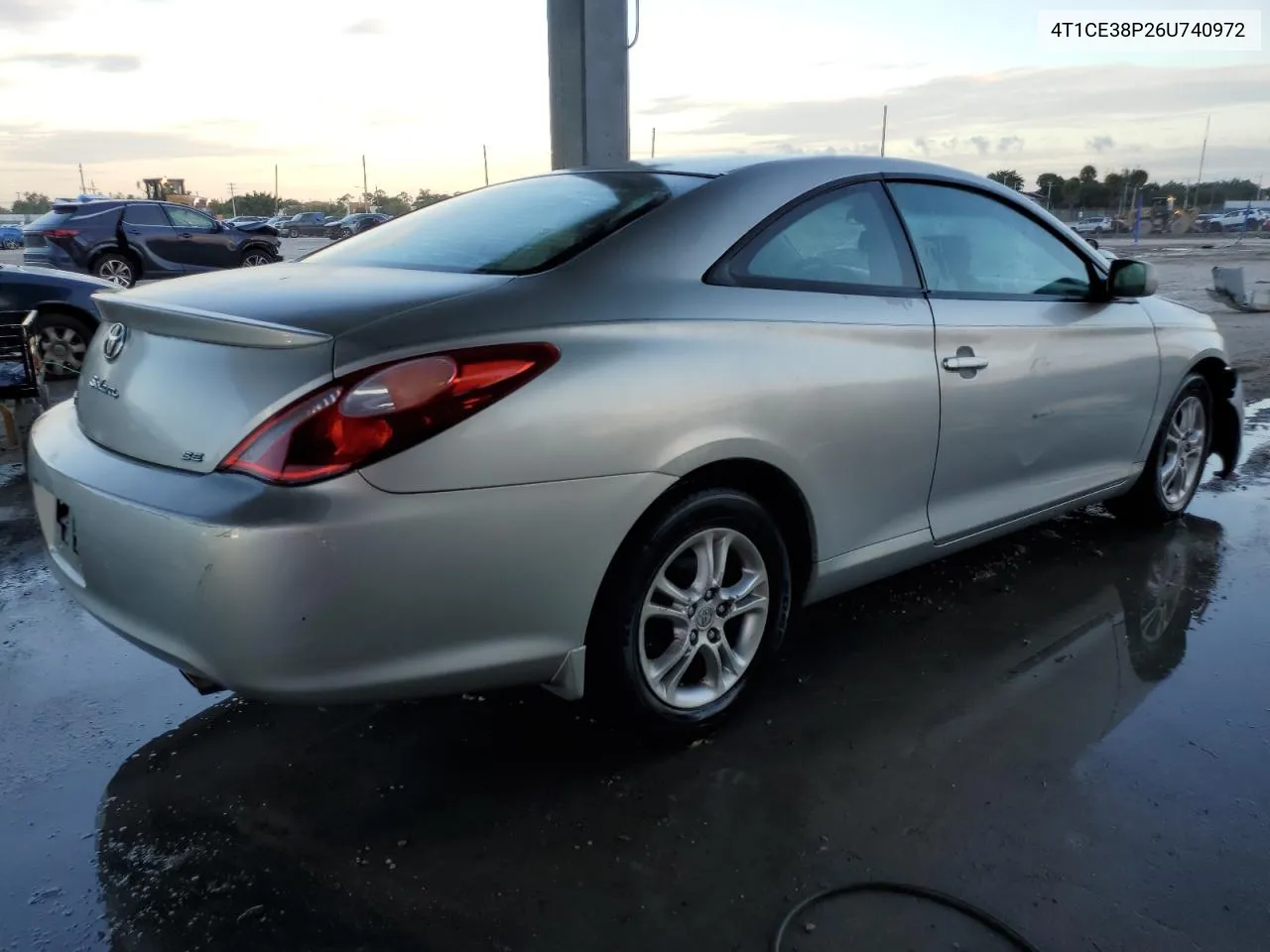 2006 Toyota Camry Solara Se VIN: 4T1CE38P26U740972 Lot: 74356074