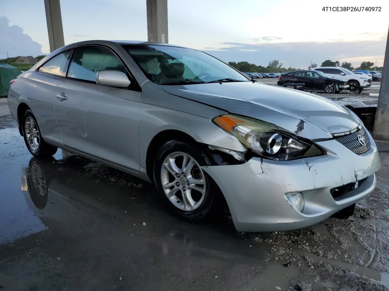 2006 Toyota Camry Solara Se VIN: 4T1CE38P26U740972 Lot: 74356074