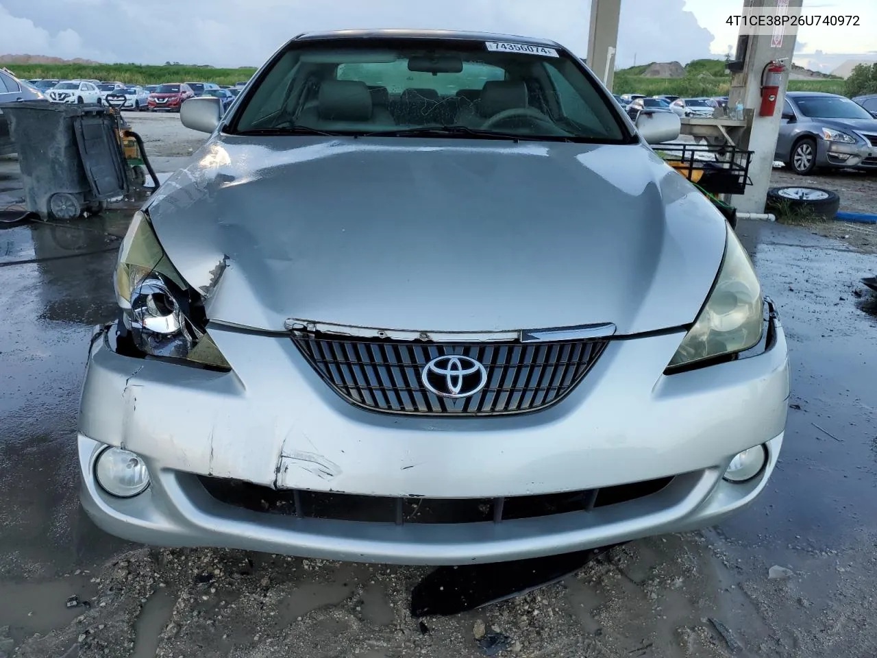 2006 Toyota Camry Solara Se VIN: 4T1CE38P26U740972 Lot: 74356074