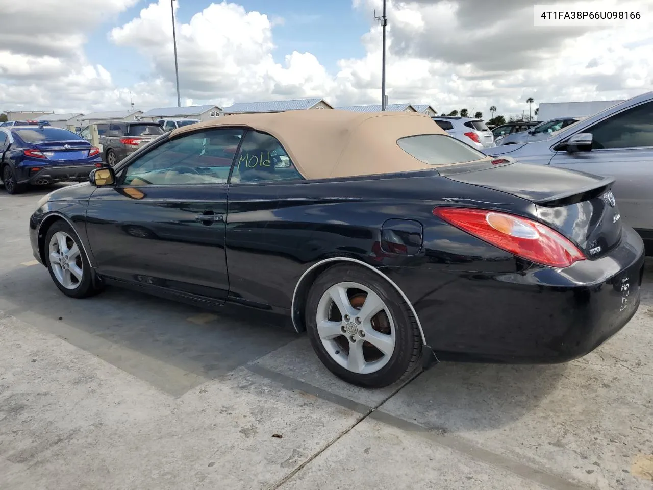 2006 Toyota Camry Solara Se VIN: 4T1FA38P66U098166 Lot: 74382034