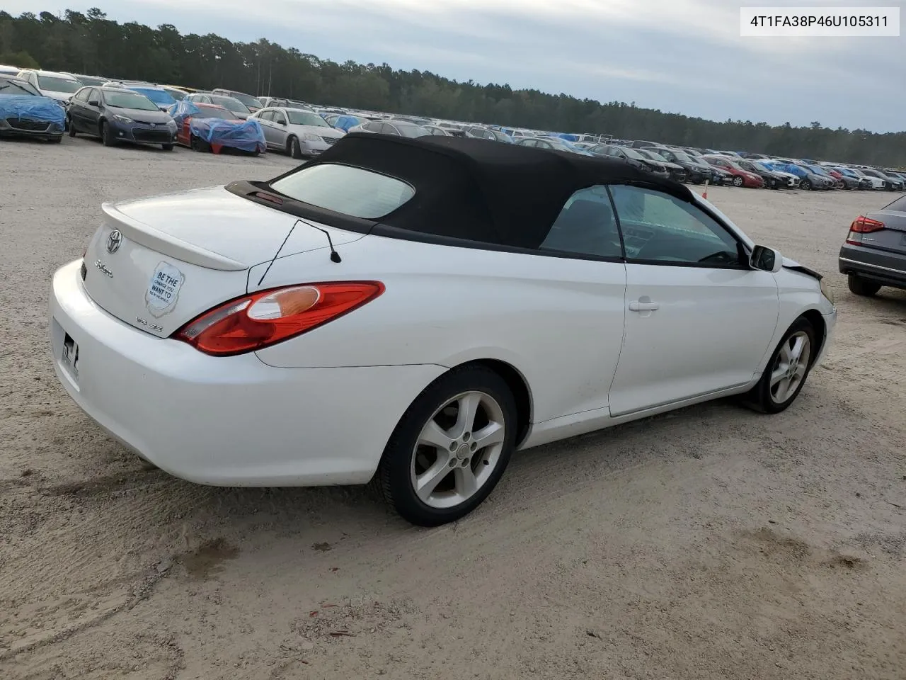 2006 Toyota Camry Solara Se VIN: 4T1FA38P46U105311 Lot: 74666714