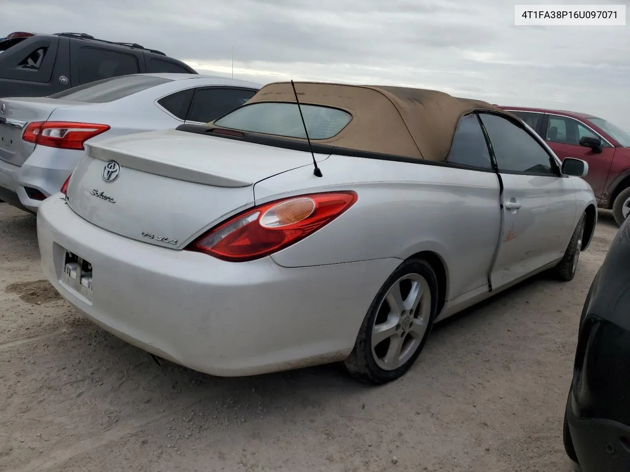 2006 Toyota Camry Solara Se VIN: 4T1FA38P16U097071 Lot: 74794514