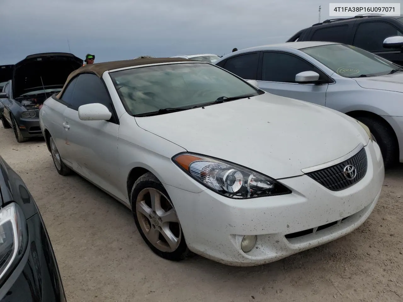 2006 Toyota Camry Solara Se VIN: 4T1FA38P16U097071 Lot: 74794514