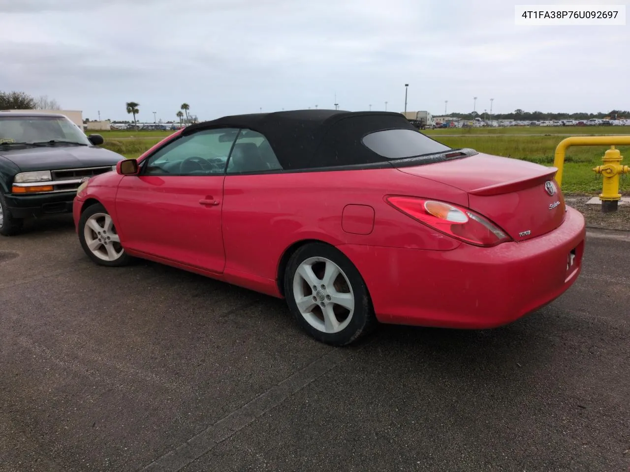 2006 Toyota Camry Solara Se VIN: 4T1FA38P76U092697 Lot: 74882184