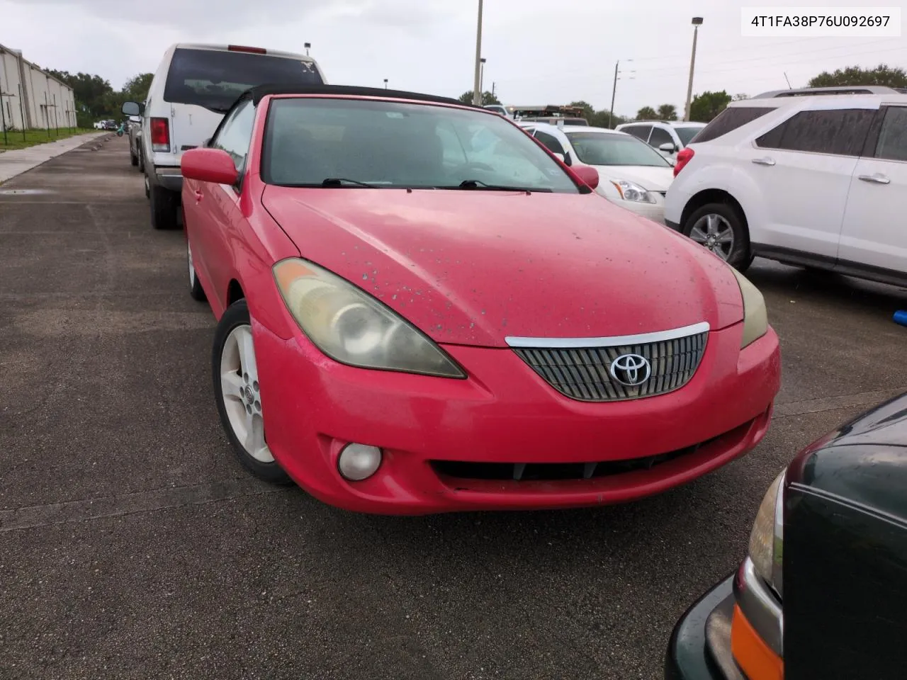 2006 Toyota Camry Solara Se VIN: 4T1FA38P76U092697 Lot: 74882184