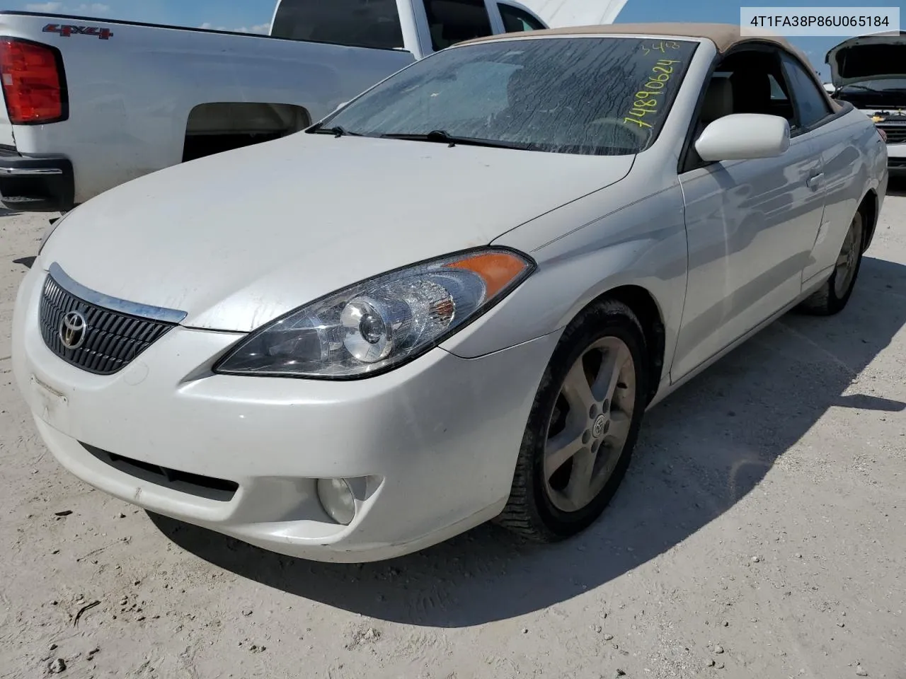 2006 Toyota Camry Solara Se VIN: 4T1FA38P86U065184 Lot: 74890624