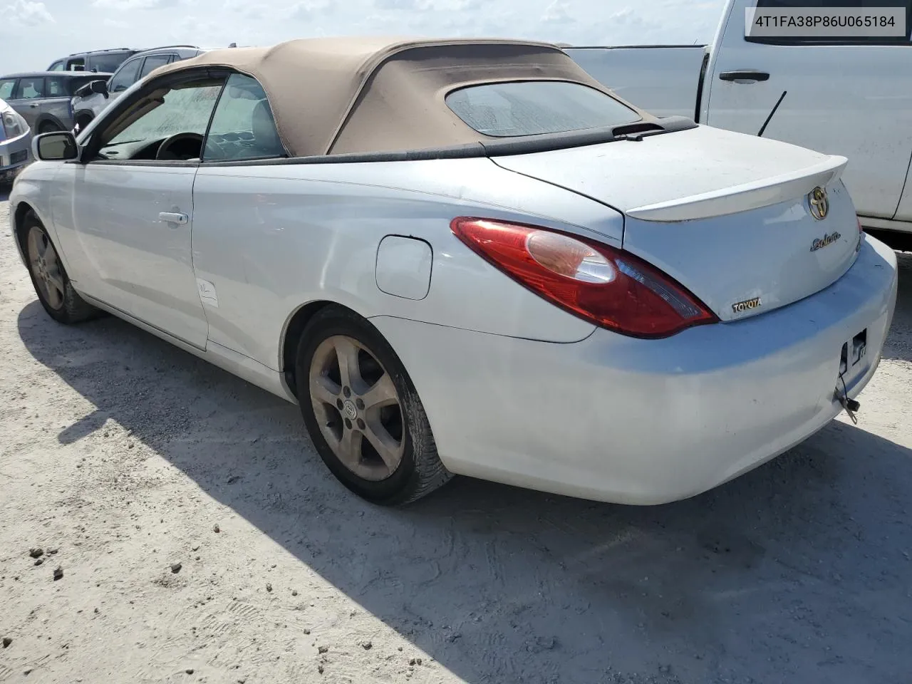 2006 Toyota Camry Solara Se VIN: 4T1FA38P86U065184 Lot: 74890624