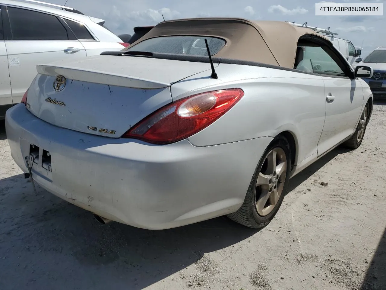 2006 Toyota Camry Solara Se VIN: 4T1FA38P86U065184 Lot: 74890624