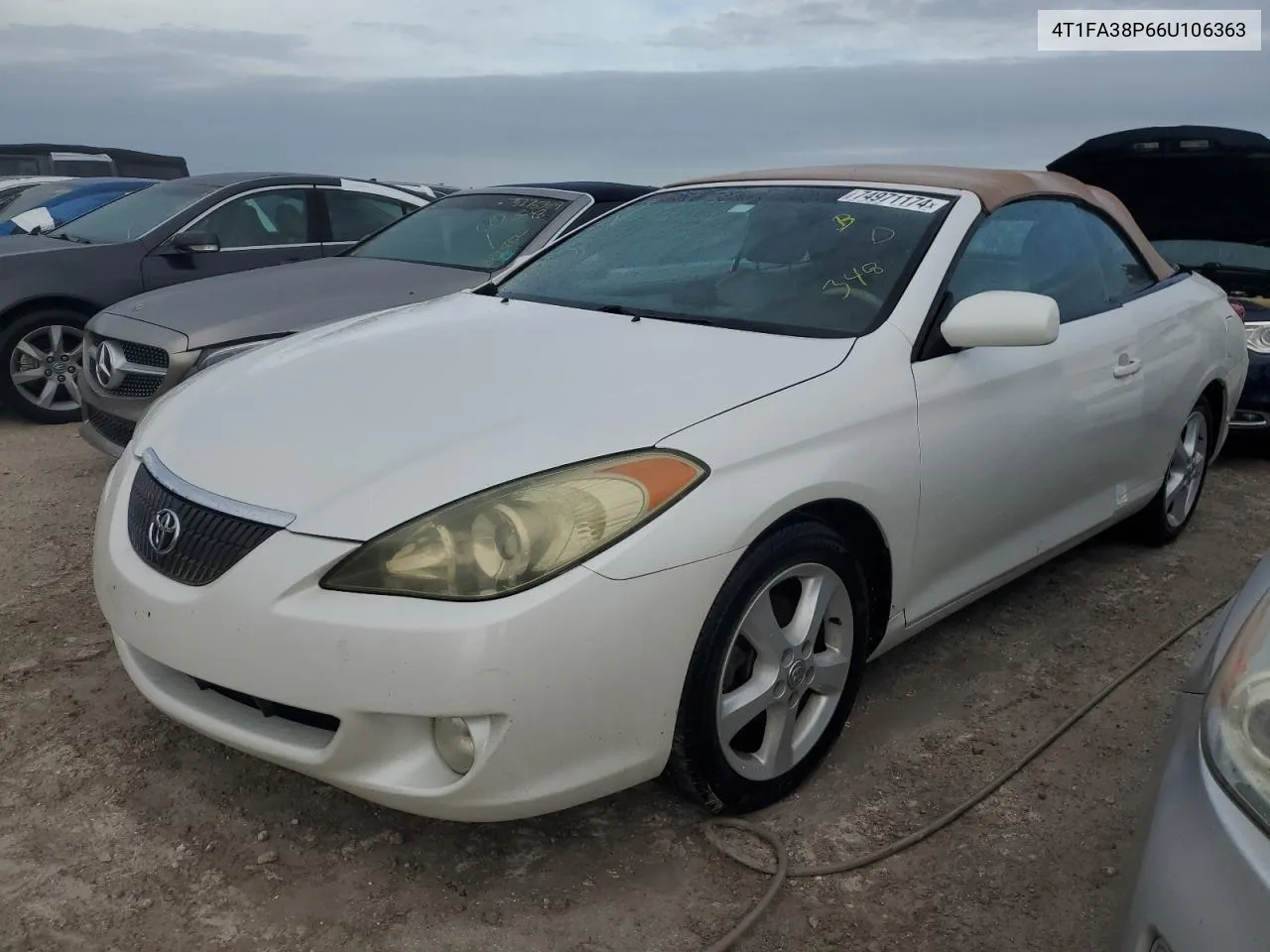 2006 Toyota Camry Solara Se VIN: 4T1FA38P66U106363 Lot: 74971174