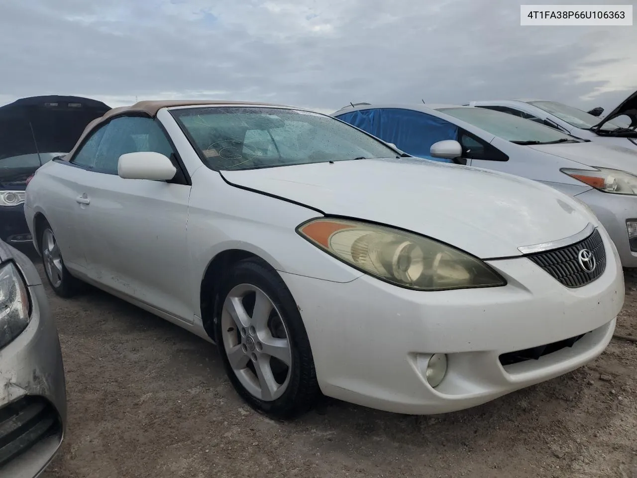 2006 Toyota Camry Solara Se VIN: 4T1FA38P66U106363 Lot: 74971174