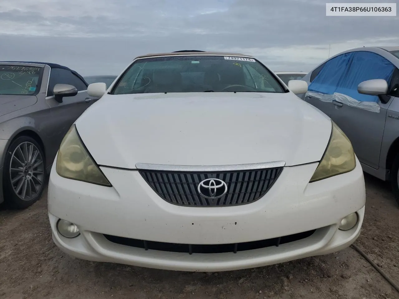 2006 Toyota Camry Solara Se VIN: 4T1FA38P66U106363 Lot: 74971174