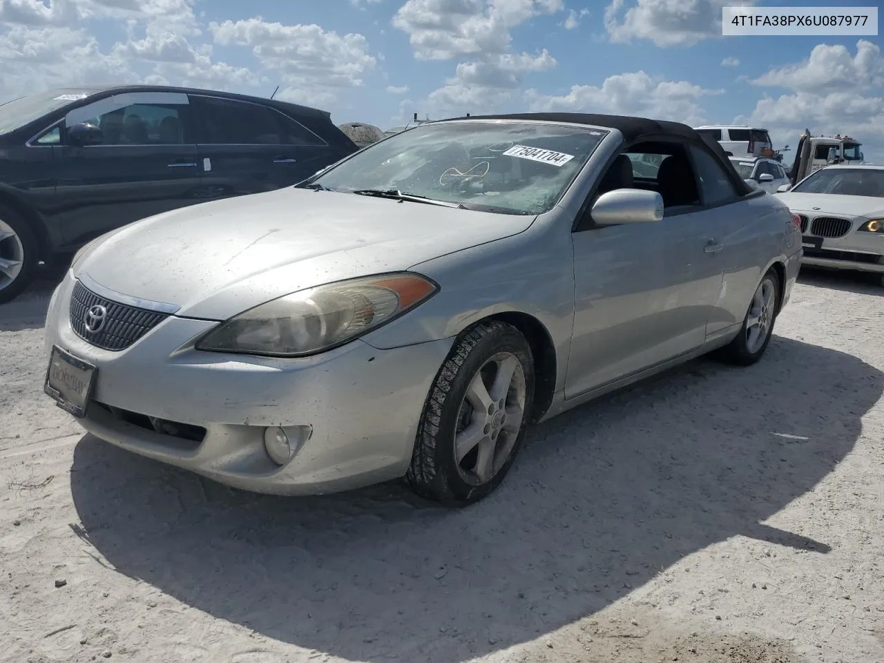 2006 Toyota Camry Solara Se VIN: 4T1FA38PX6U087977 Lot: 75041704