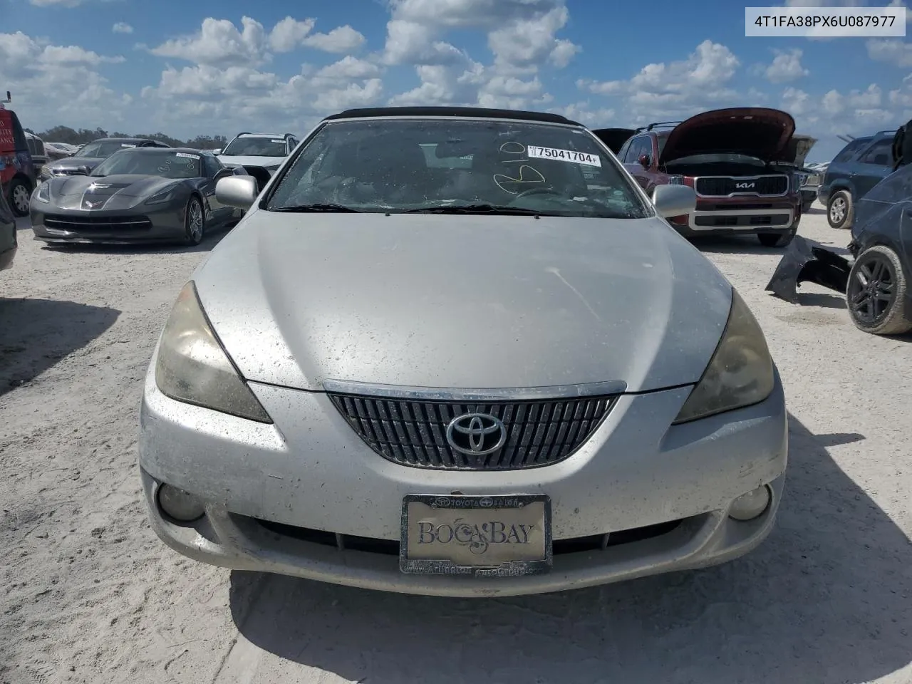 2006 Toyota Camry Solara Se VIN: 4T1FA38PX6U087977 Lot: 75041704